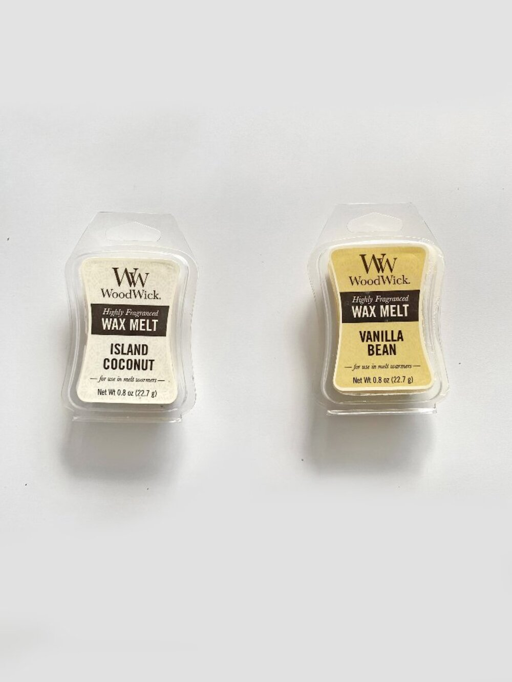 WoodWick Fragranced Wax Melts .8 Oz Variety Lot Of 2 USA Made